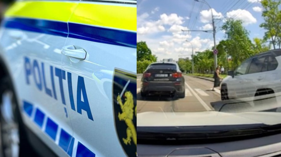 Poliția: Șoferul care mai nu a tamponat o femeie pe bd. Grigore Vieru a fost identificat și documentat