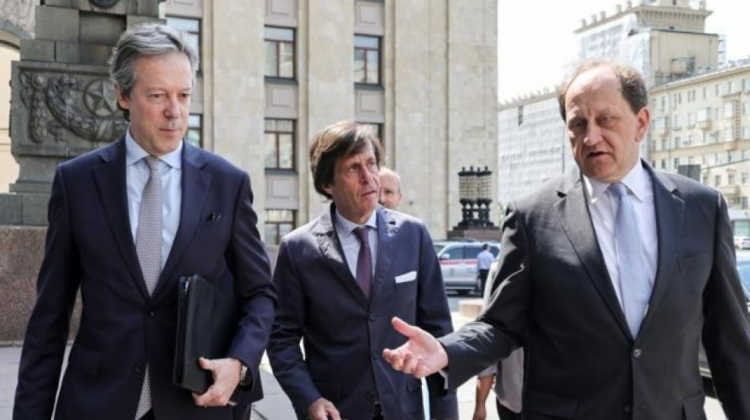 VIDEO Ce au discutat ambasadorii Franței, Germaniei și Marii Britanii la Moscova: prima reacție după întâlnire