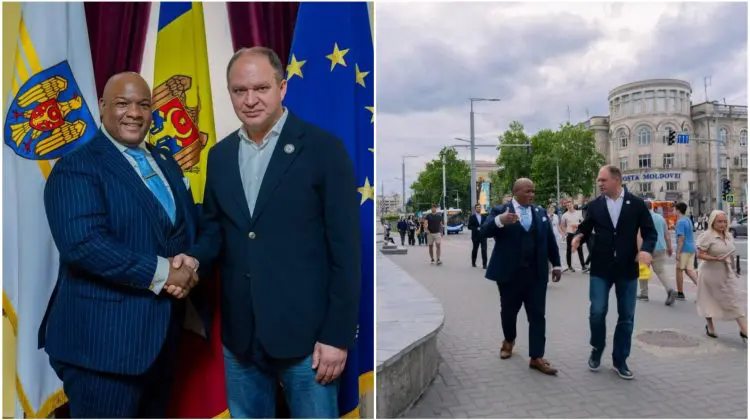 Parteneriate pentru Chișinău: Primarul Ion Ceban a discutat cu politicianul american Mark Burns
