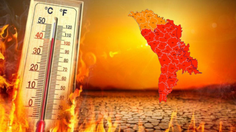 Val de căldură sufocant peste Moldova: Meteorologii anunță până la +41°C