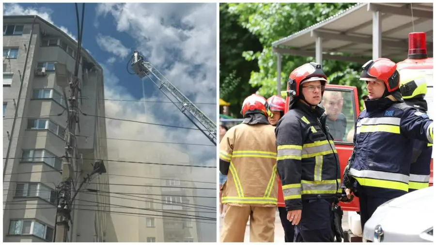 Incendiul de pe strada Melestiu din Capitală: De la ce ar fi pornit flăcările