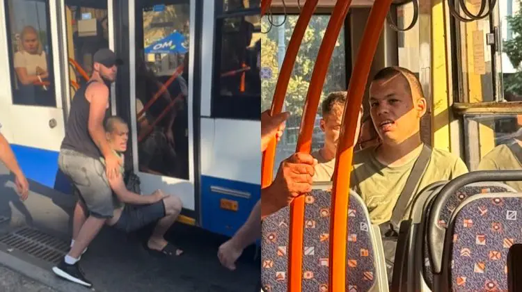 A pipăit femei în troleibuz și a mușcat un polițist. Cine este tânărul care a speriat Chișinăul luni dimineață