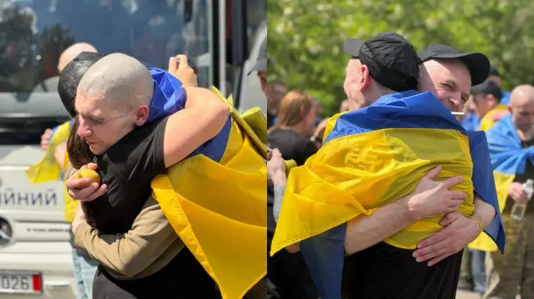 185 de soldați ucraineni, eliberați din captivitate rusă. Unii erau prizonieri de la începutul războiului