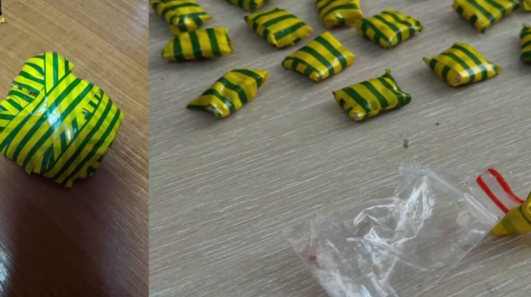 Curier de droguri pentru un magazin de pe Telegram, reținut în flagrant