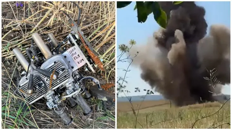 VIDEO România: Dronă rusească cu încărcătură explozivă, găsită în Tulcea. Încărcătura a fost detonată