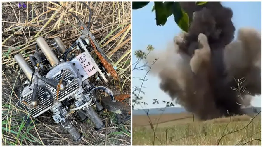VIDEO România: Dronă rusească cu încărcătură explozivă, găsită în Tulcea. Încărcătura a fost detonată