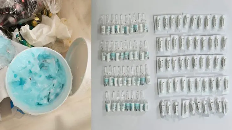 Colet suspect, verificat la Aeroportul Chișinău. În interior au fost descoperite fiole și preparate medicamentoase