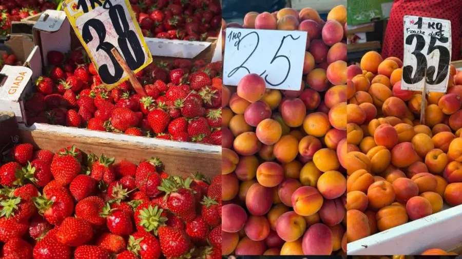 Prețuri variate la fructe și legume în Piața Centrală din Chișinău. Care sunt cele mai scumpe produse de sezon