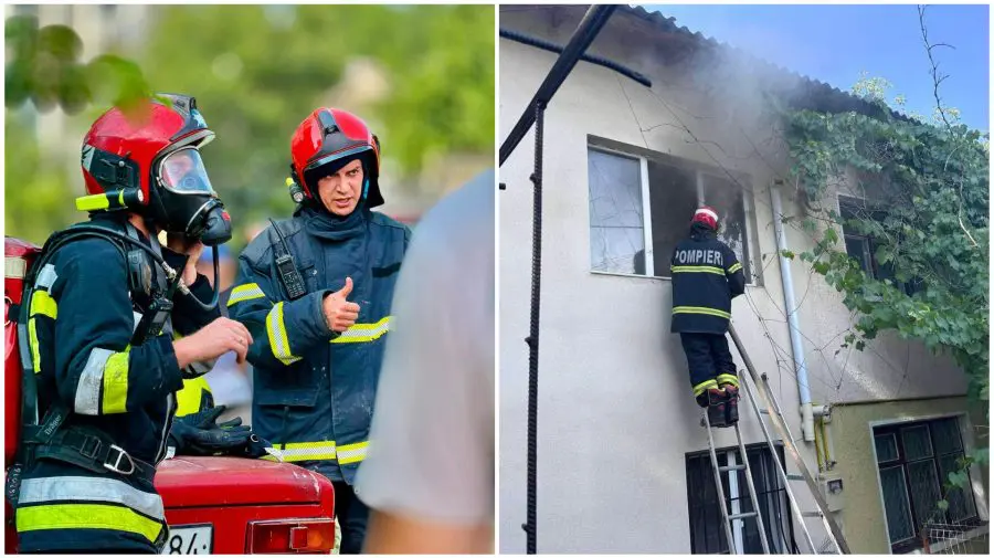 Intervenție contra cronometru la Căușeni: pompierii au salvat o locuință din calea flăcărilor