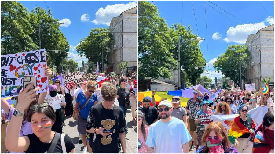 VIDEO Chișinău Pride 2026: Comunitatea LGBTQI+ și susținătorii săi au ieșit în stradă
