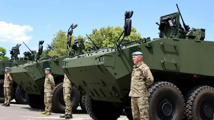 VIDEO Armata Națională își modernizează flota: Germania a livrat Moldovei primele blindate Piranha 5