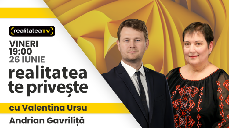 Andrian Gavriliță, ministrul Finanțelor, invitat la ”Realitatea te privește”
