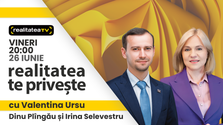 Dinu Plîngău și Irina Selevestru, invitați la “Realitatea te privește”