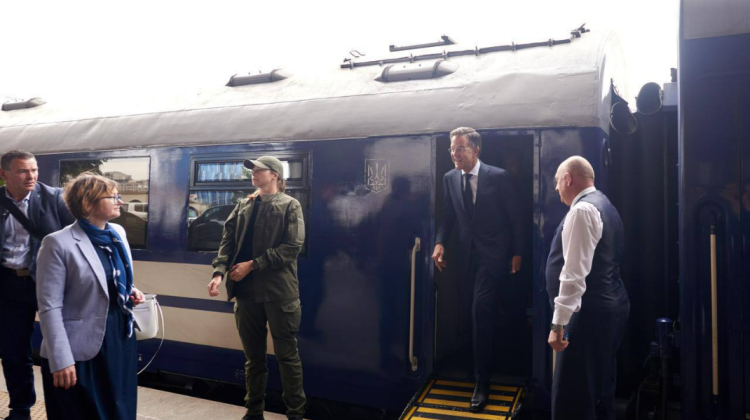 Apariție neașteptată la Kiev: Mark Rutte a sosit în cadrul unei vizite oficiale