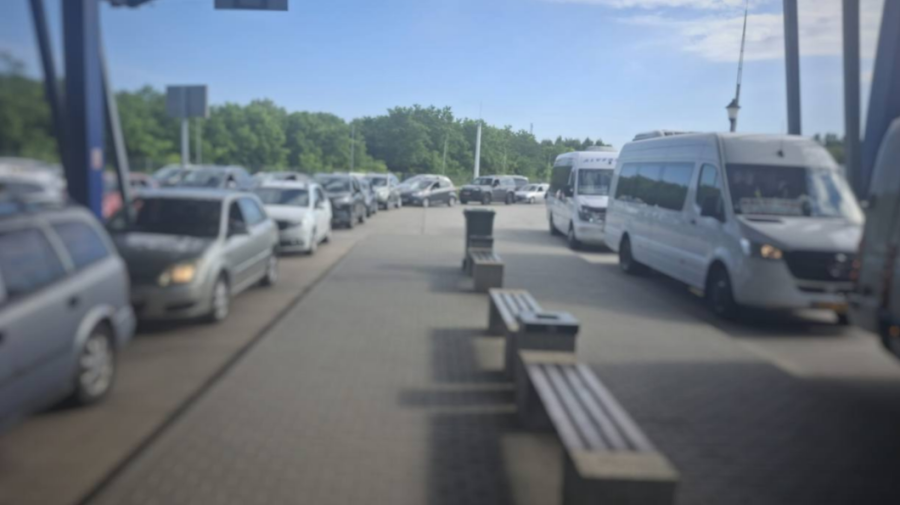 Atenție! Cozi la vama Sculeni, pe sensul de ieșire din Republica Moldova