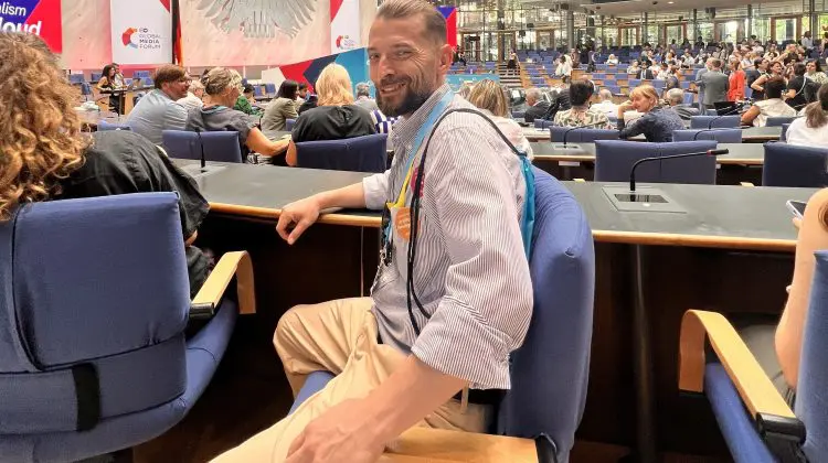 Reporterul Realitatea, Traian Stoianov, a participat la Deutsche Welle Global Media Forum 2026