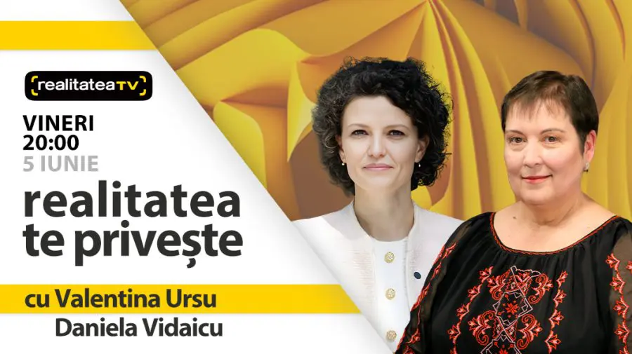 Daniela Vidaicu, directoarea executivă a Fundației Soros Moldova, invitată la „Realitatea te privește”