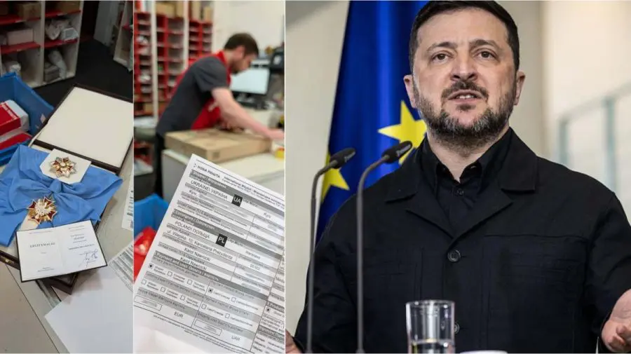 Zelenski i-a trimis înapoi lui Nawrocki, prin poștă, Ordinul Vulturul Alb
