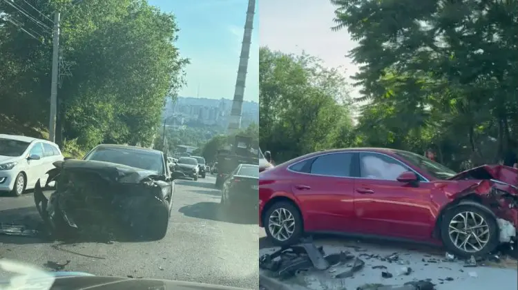 Accident rutier pe strada Vadul lui Vodă din Chișinău. Un șofer, transportat la spital