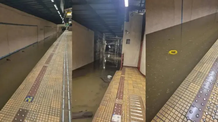 Stație de metrou din București, închisă după inundații. Aproximativ 7 milioane de litri de apă au ajuns pe peron
