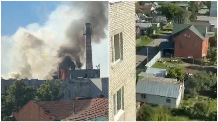 Dronele au lovit din nou Rusia. Incendiu și fum dens în apropierea unei uzine din Penza