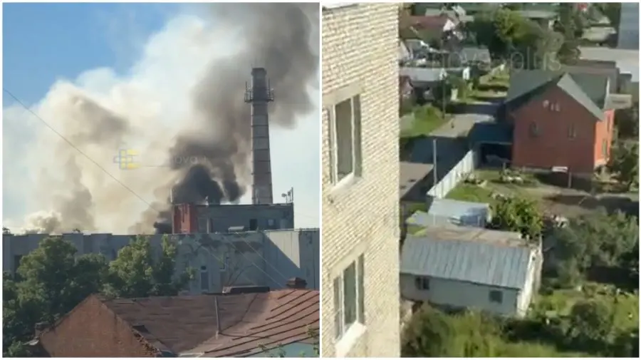 Dronele au lovit din nou Rusia. Incendiu și fum dens în apropierea unei uzine din Penza