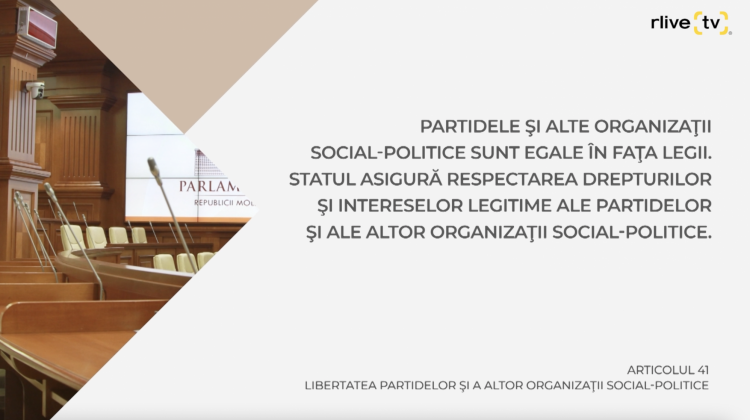 Articolul 41, Libertatea partidelor şi a altor organizaţii social-politice