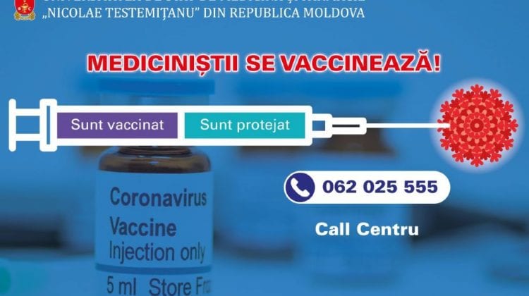 A început campania de imunizare a studenților din cadrul USMF „Nicolae Testemiţanu”