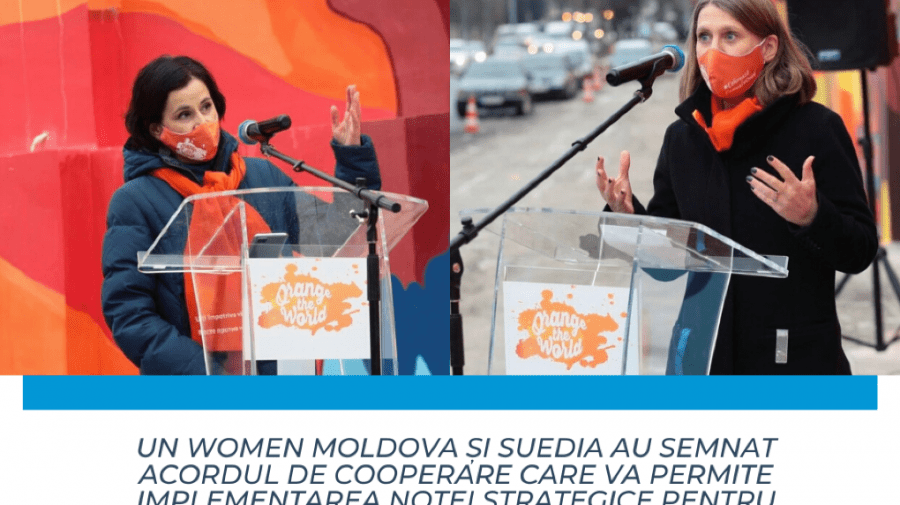Un nou acord în Moldova pentru a susține egalitatea de gen și pentru a combate violența împotriva femeilor
