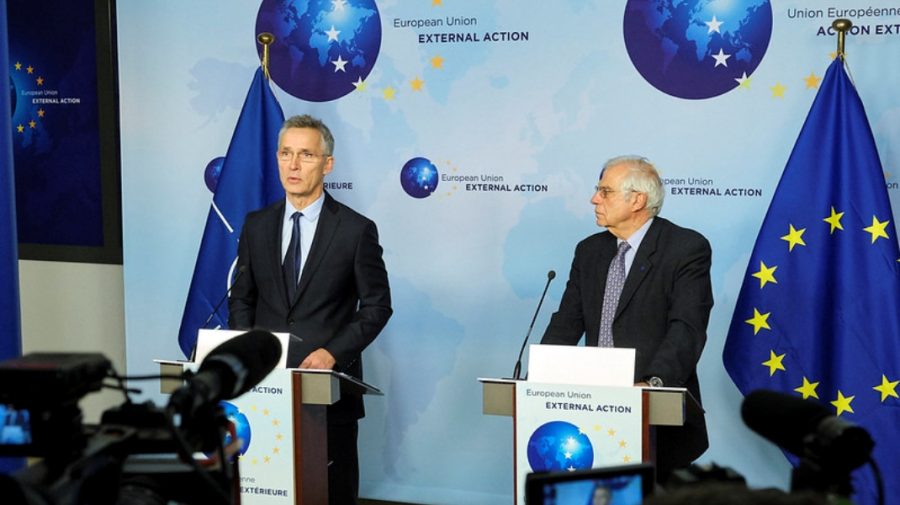 NATO și UE reiterează sprijinul pentru suveranitatea și integritatea teritorială a Ucrainei