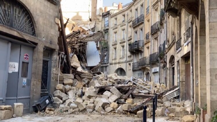 Două clădiri s-au prăbușit în sud-vestul Franței. Trei persoane – rănite