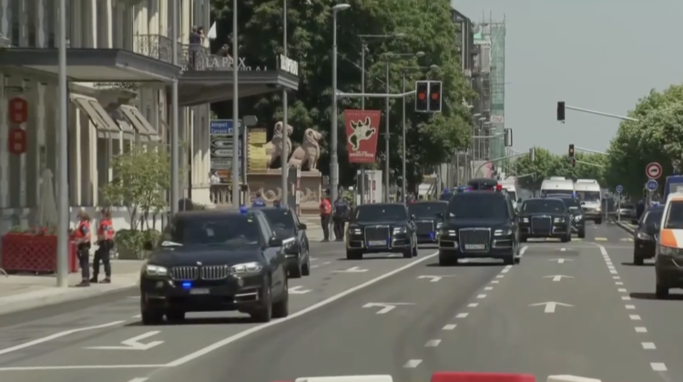 VIDEO Vladimir Putin, pe străzile din Geneva! Cortegiul prezidențial este alcătuit din cel puțin 20 de automobile