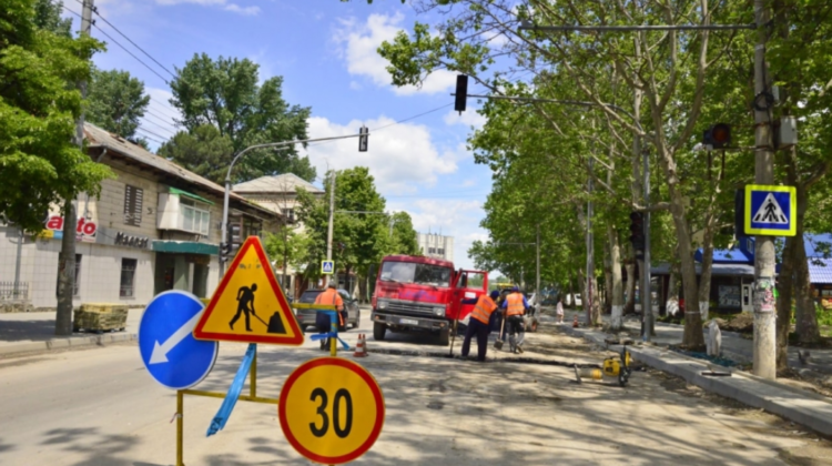 Trafic rutier SUSPENDAT pe o stradă din Chişinău! Perioada anunțată de municipalitate