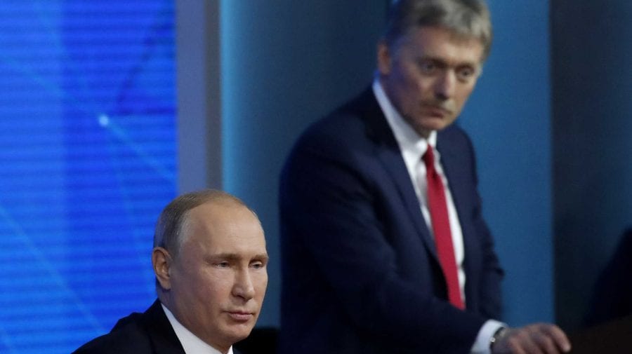 „Nu există probabilitate. O prostie”. Peskov, despre eventualitatea ca Rusia  să declare război Ucrainei pe 9 mai
