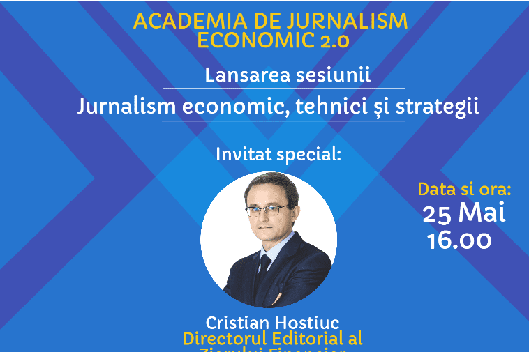 EBA Moldova lansează Academia de Jurnalism Economic 2.0 cu Cristian Hostiuc, director editorial ZF, România