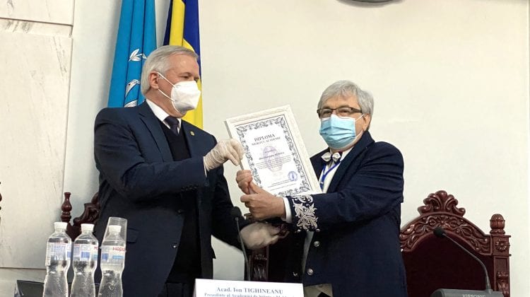 Gheorghe Mustea, celebrat la cei 70 de ani în incinta Academiei de Științe a Moldovei