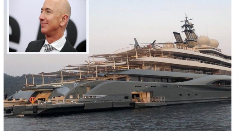 Iahtul de 430 mln. de euro al lui Jeff Bezos nu poate trece de un pod istoric din Rotterdam pentru a ajunge în larg