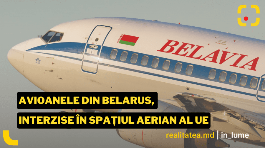 UE închide spațiul aerian al blocului pentru avioanele din Belarus ca măsură de sancţionare a regimului Lukaşenko