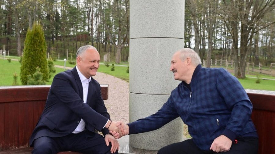 (VIDEO) Prietenul lui Lukașenko, Dodon,„împotriva ca Moldova să se alăture sancțiunilor europene împotriva Belorusiei”