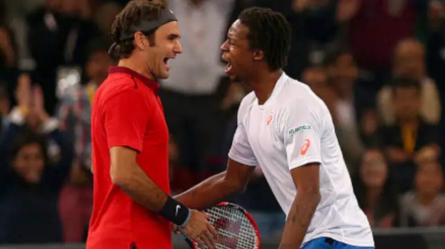 Legendarul Roger Federer i-a dat o lovitură sub centură unui tenismen sub privirile logodnicei acestuia