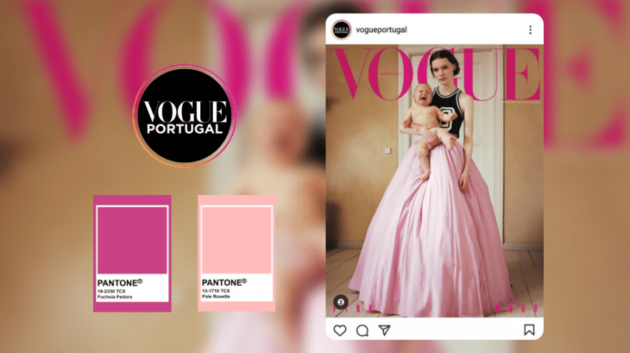 Roz și un bebeluș în brațe care plânge… Ce vrea să spună noua copertă a revistei „Vogue” (VIDEO)