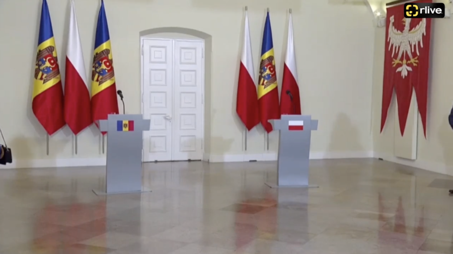 LIVE de la Palatul Prezidențial din Varșovia! Maia Sandu și Andrzej Duda fac declarații de presă