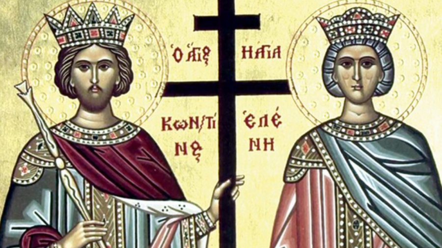 Sărbătoare pentru creștinii ortodocși. Sunt cinstiți sfinții Constantin și Elena