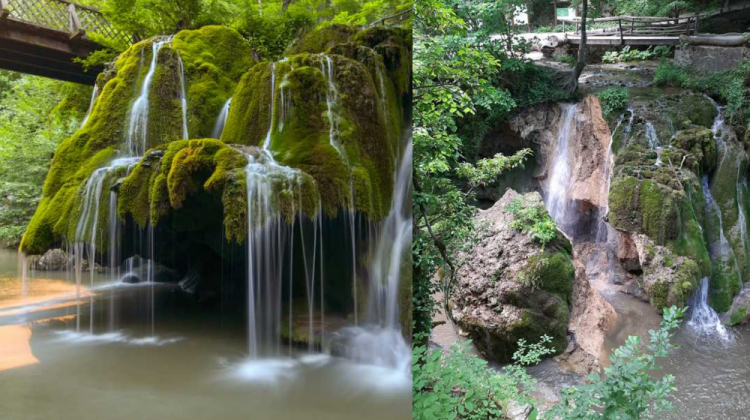 (FOTO) Cascada Bigăr, unul dintre cele mai frumoase obiective turistice din România, s-a prăbușit