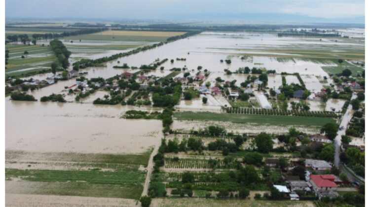 VIDEO Potop în România. Cod roșu de inundații și ploi în mai multe regiuni. Case, drumuri și terenuri, distruse