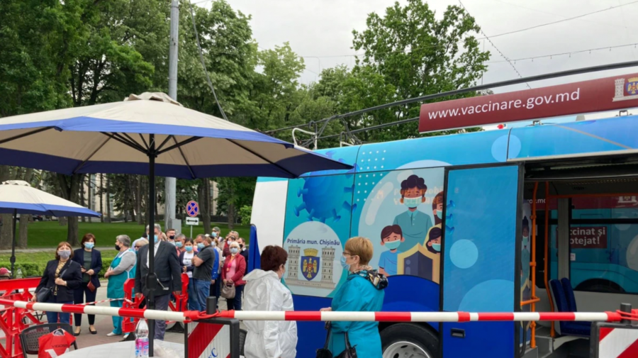 Vaccinarea anti-COVID continuă! Adresele din Chișinău unde se vor afla astăzi punctele mobile