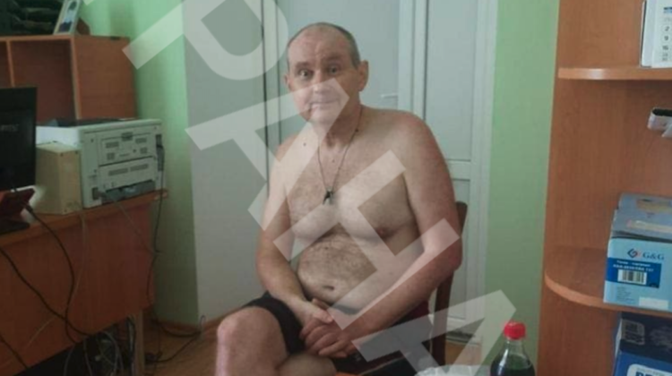 Nicolai Ceaus, doar în chiloți, într-un sat din Ucraina. Le-a spus polițiștilor că a fost răpit de persoane necunoscute