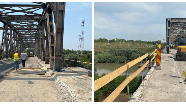 FOTO Traversarea Prutului, pe poduri moderne. Cinci pasarele ce leagă R. Moldova cu România, în proces de reabilitare