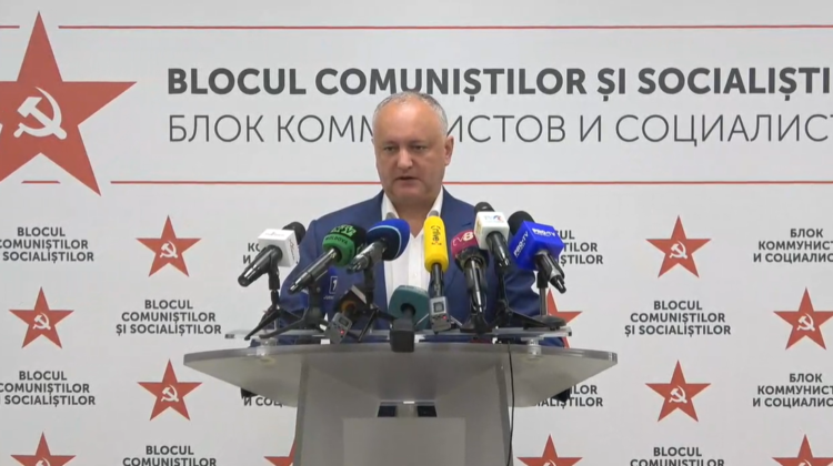 VIDEO Dodon, fără Voronin, în prima conferință de presă după stop vot. „S-a terminat cu războaiele”