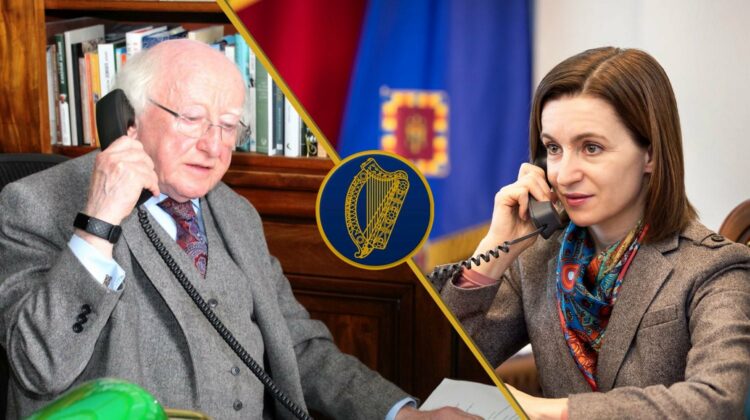 Permise de conducere, diplome și bilete low-cost, subiectele discutate de Maia Sandu cu președintele Irlandei
